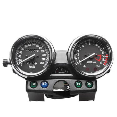 Compteur Moto Vintage Double Cadran 260km/h